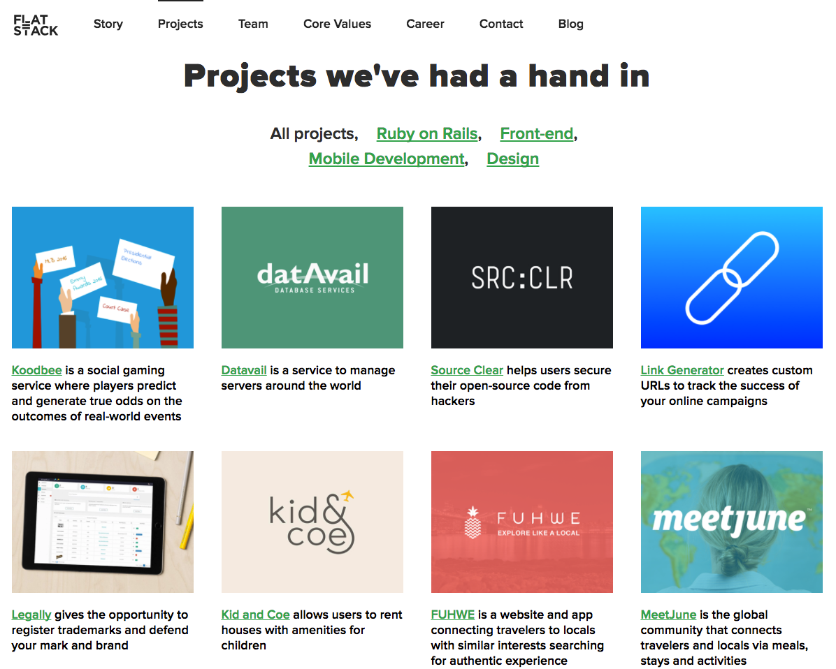 Flat Stack’s project page