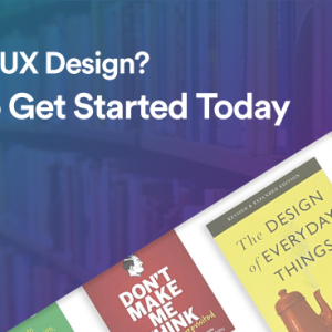 BOOKS TO GET STARTED TODAY in UX Design Article cover